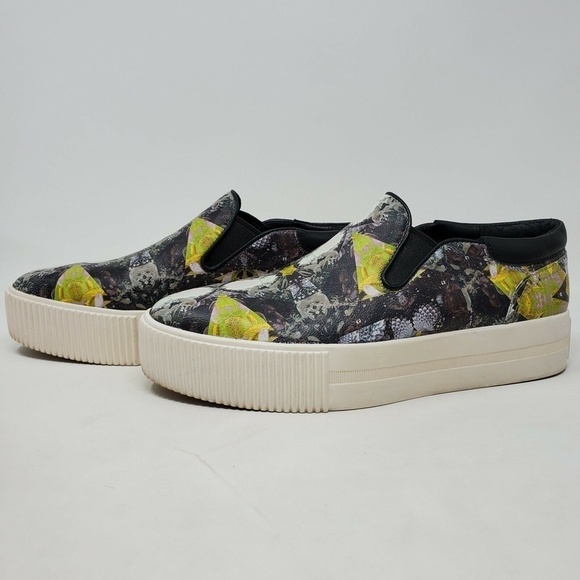 Ash Karma Leather Slip-on Shoes Sneakers Platforms - Picture 2 of 11